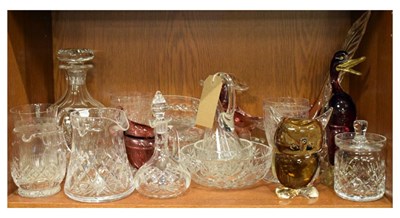 Lot 378 - Quantity of cut glass tablewares, etc.