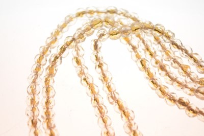 Lot 86 - Crystal bead necklace