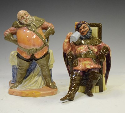 Lot 381 - Royal Doulton 'The Foaming Quart' (HN2162), together with 'Falstaff' (HN 2054)