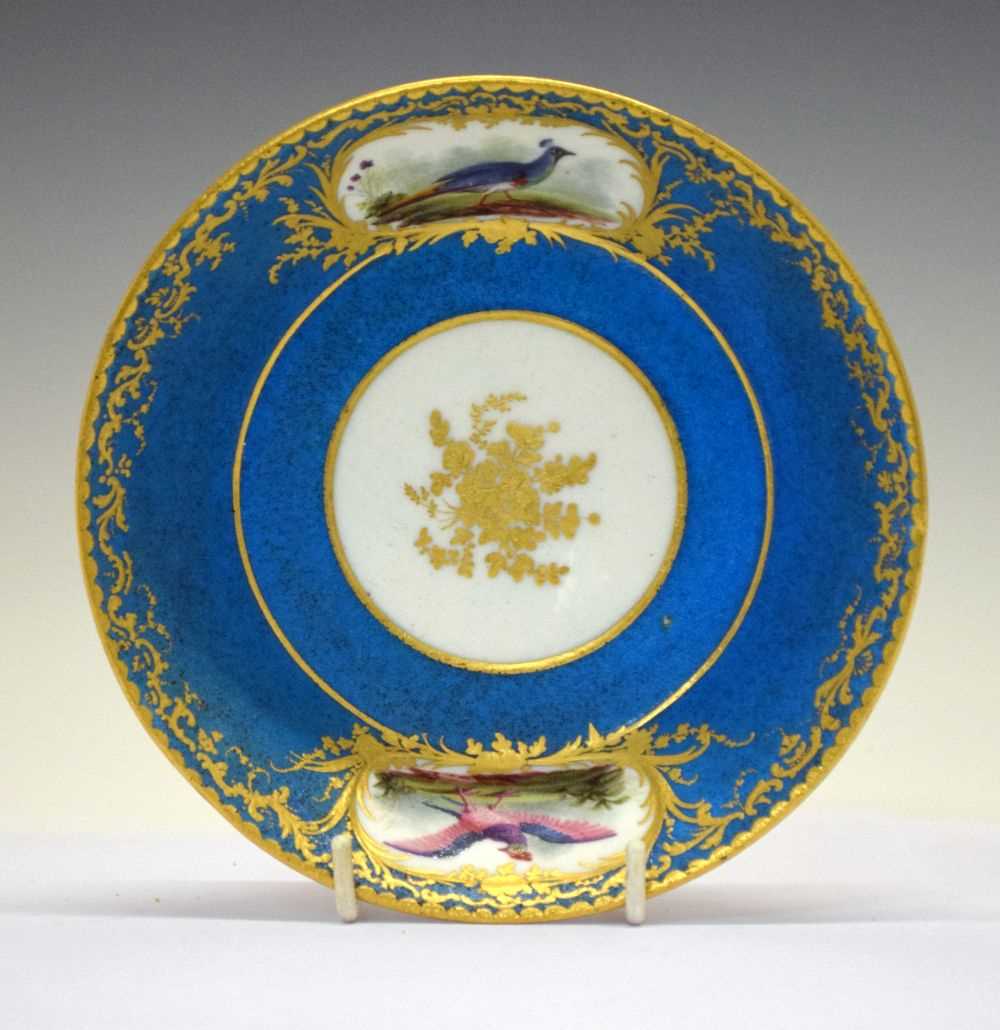 Lot 281 - Dated late 18th Century French Sevres porcelain coffee saucer