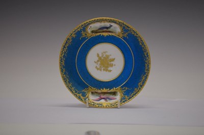Lot 281 - Dated late 18th Century French Sevres porcelain coffee saucer