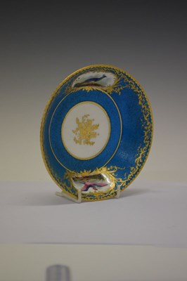 Lot 281 - Dated late 18th Century French Sevres porcelain coffee saucer