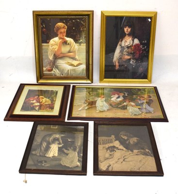 Lot 608 - Quantity of framed 'Pears' prints etc