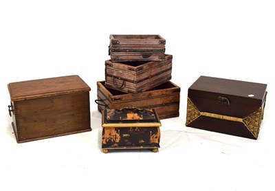 Lot 617 - Quantity of wooden boxes etc