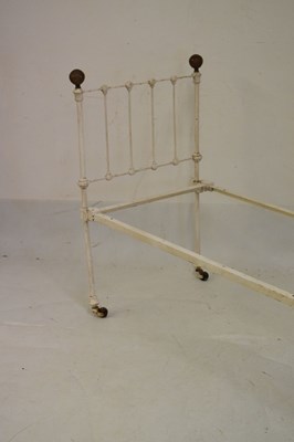 Lot 463 - Late 19th Century/early 20th Century metal framed child's bed