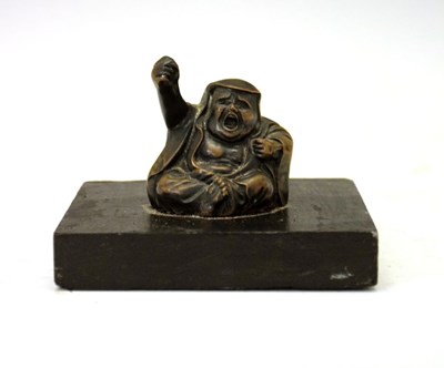 Lot 188 - Japanese bronze of Hotei
