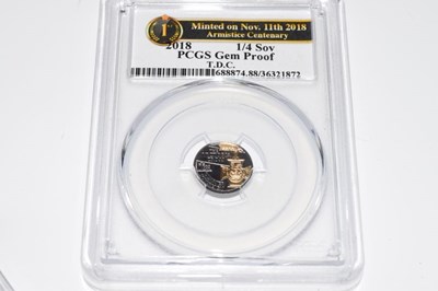 Lot 119 - Coins - The 2018 Armistice Centenary Remembrance Gold Gallantry Prestige Proof Set
