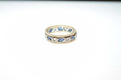 Lot 12 - 9ct gold eternity ring