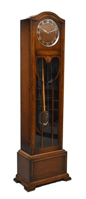 Lot 423 - 1930s period longcase clock