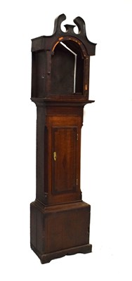 Lot 424 - Longcase clock case (A/F)