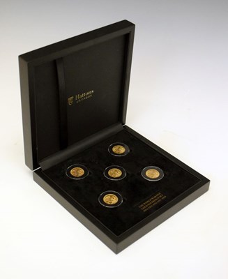 Lot 117 - Coins - The World War One Gold Sovereign Set issued by Hattons of London