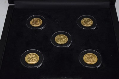 Lot 117 - Coins - The World War One Gold Sovereign Set issued by Hattons of London