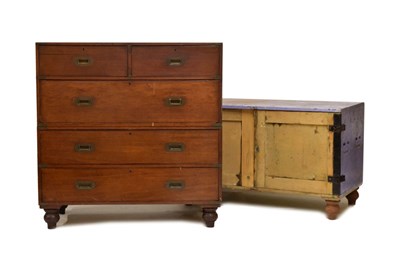 Lot 500 - 19th Century Campaign chest