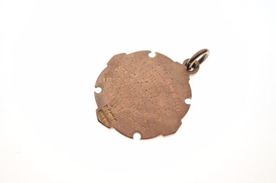 Lot 96 - 9ct gold fob