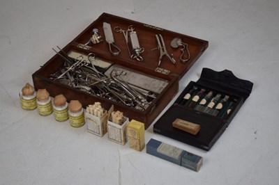 Lot 180 - British India Steam Navigation Company surgeons case, etc