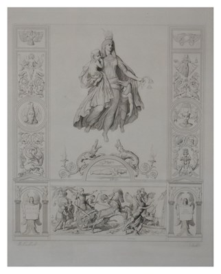 Lot 592 - Wilhelm von Kaulbach - Engraving - Isis