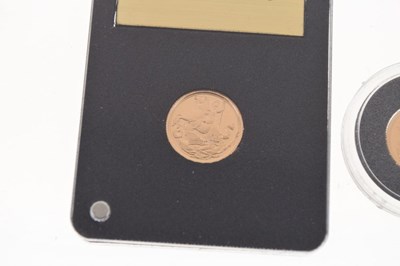 Lot 121 - Coins - Gibraltar Elizabeth II gold Quarter Sovereign, 2017