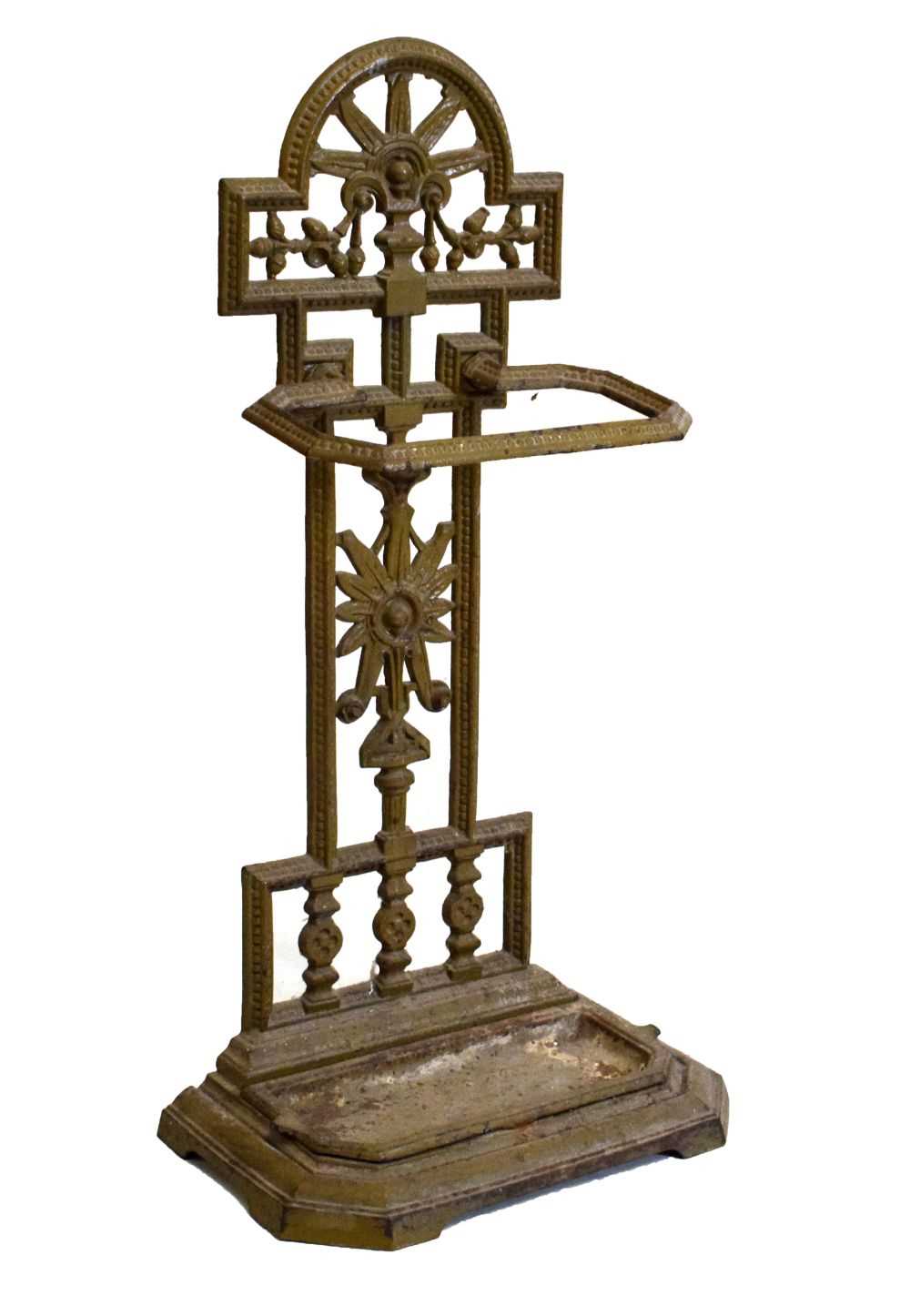 Lot 389 - Cast iron stick stand