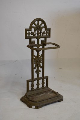 Lot 389 - Cast iron stick stand