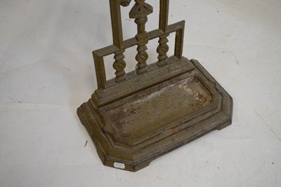 Lot 389 - Cast iron stick stand