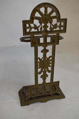 Lot 389 - Cast iron stick stand