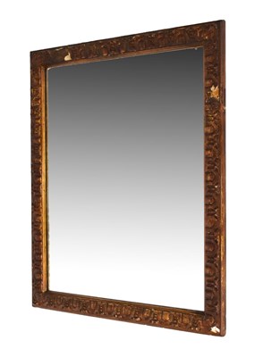 Lot 448 - Rectangular gilt framed wall mirror