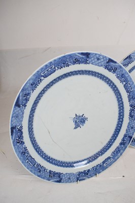 Lot 224 - Set of seven Chinese chargers and plates