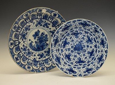 Lot 280 - Two delftware chargers