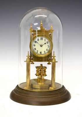Lot 307 - Mid 20th Century torsion or 'Anniversary' clock