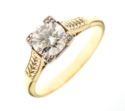 Lot 1 - Diamond single stone ring