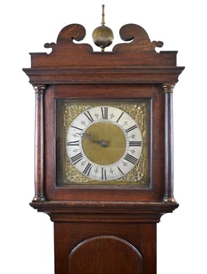 Lot 421 - 18th Century oak-cased 30-hour single-hand longcase clock - Brown, Bottesdal