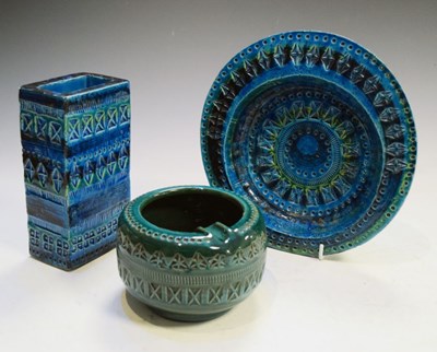 Lot 298 - Bitossi pottery vase, dish and ashtray