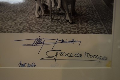 Lot 148 - Signed Prince Rainier and Princess Grace of Monaco photograph