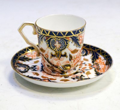 Lot 284 - Royal Crown Derby cup and saucer