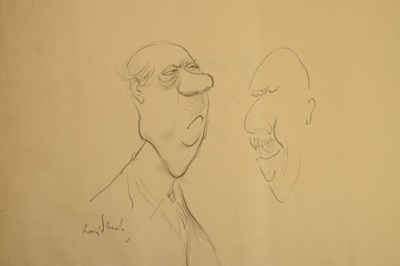 Lot 395 - Ronald Searle, (1920-2011) - Pen and ink caricature