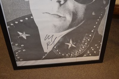 Lot 194 - Lou Reed signed poster