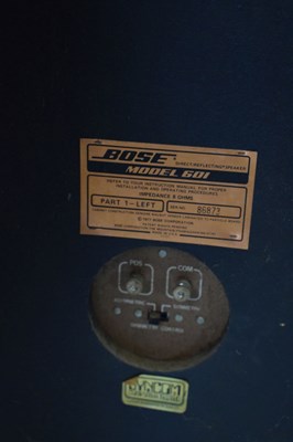 Lot 609 - Bose Model 601 'Direct/ Reflecting' Speakers