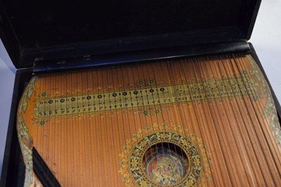 Lot 186 - Edward VII coronation souvenir table harp