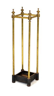 Lot 517 - Brass stick stand