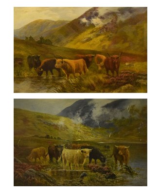 Lot 471 - Pair Highland cattle prints