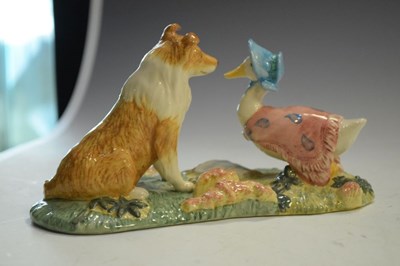 Lot 292 - Beswick limited edition Beatrix Potter group - Kep and Jemima