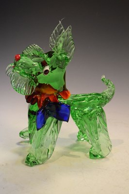 Lot 272 - Murano glass dog