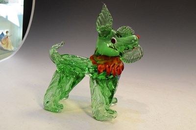 Lot 272 - Murano glass dog