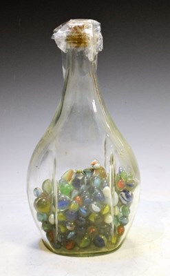Lot 270 - Glass bottle of marbles