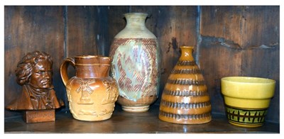 Lot 585 - Studio Pottery vase, together with a collection of stoneware vases