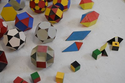 Lot 437 - Collection of vintage polyhedra