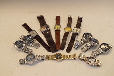 Lot 115 - Quantity of mainly gents fashion watches