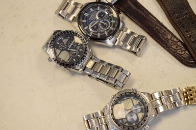 Lot 115 - Quantity of mainly gents fashion watches
