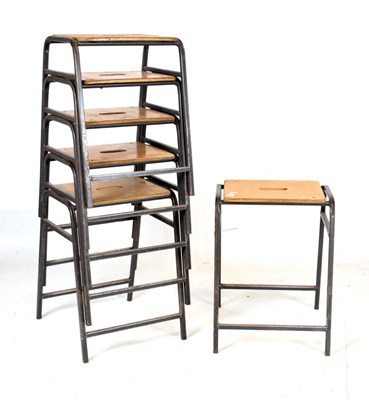 Lot 508 - Set of six school stools