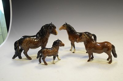 Lot 266 - Four Beswick horses and ponies